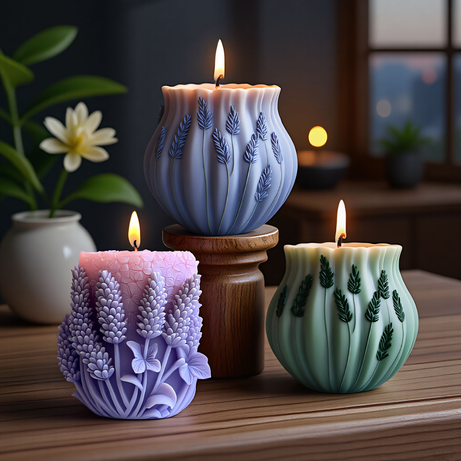 Resin Craft Projects - Forma silikonowa na świece w kształcie