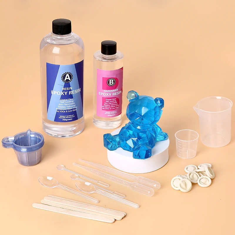 Mixing Cup Silicone - Zestaw żywicy epoksydowej Crystal Clear Łatwe