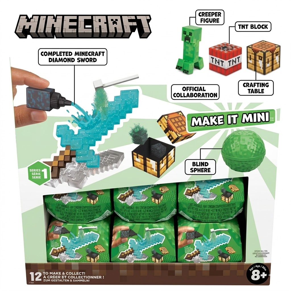Resin Crafting Minecraft - Oryginalne zestawy do samodzielnego wykonania z