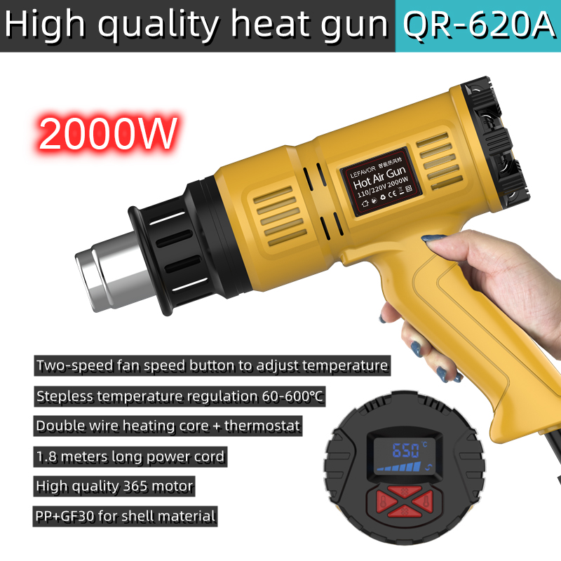 Heat Gun Small - Pistolet na gorące powietrze 2000W Mini