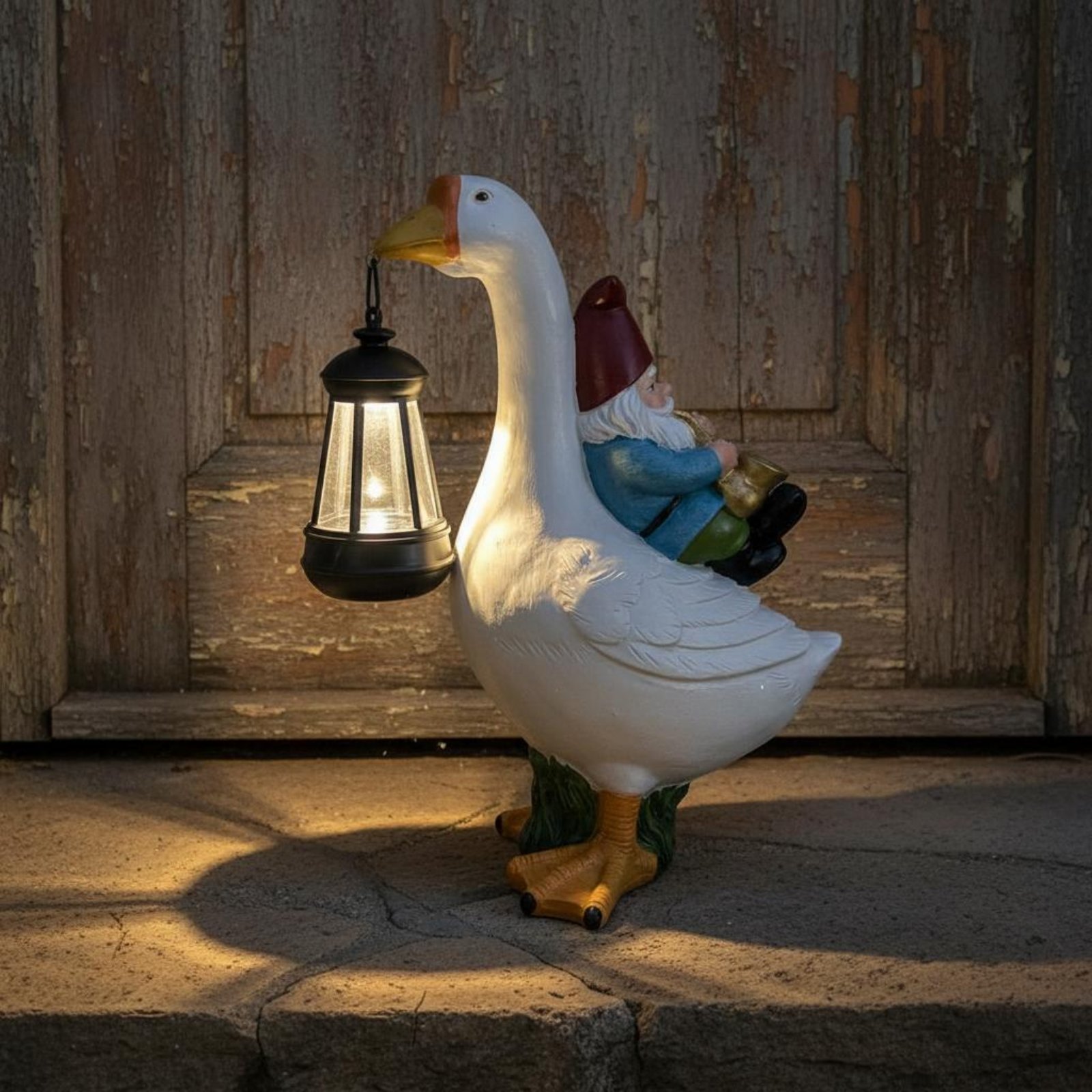 Crafting Resin - Figurka Gnoma na Gęsiej Krzyni, Odporna