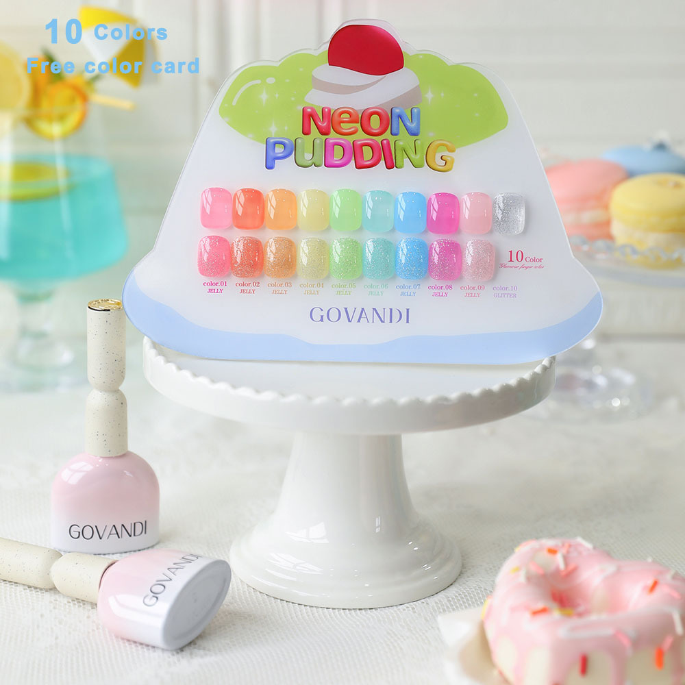 Resin Glitter Pack - Zestaw lakierów do paznokci żelowych na