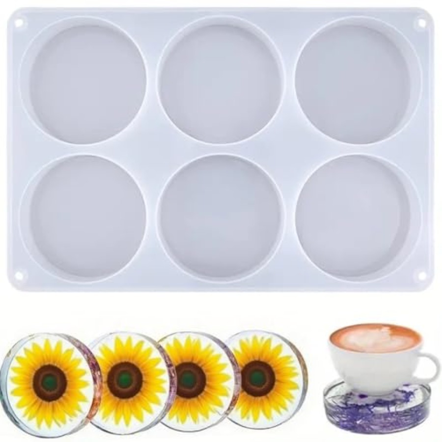 Formy silikonowe do żywicy epo – Coaster Mold Round recenzja i cena