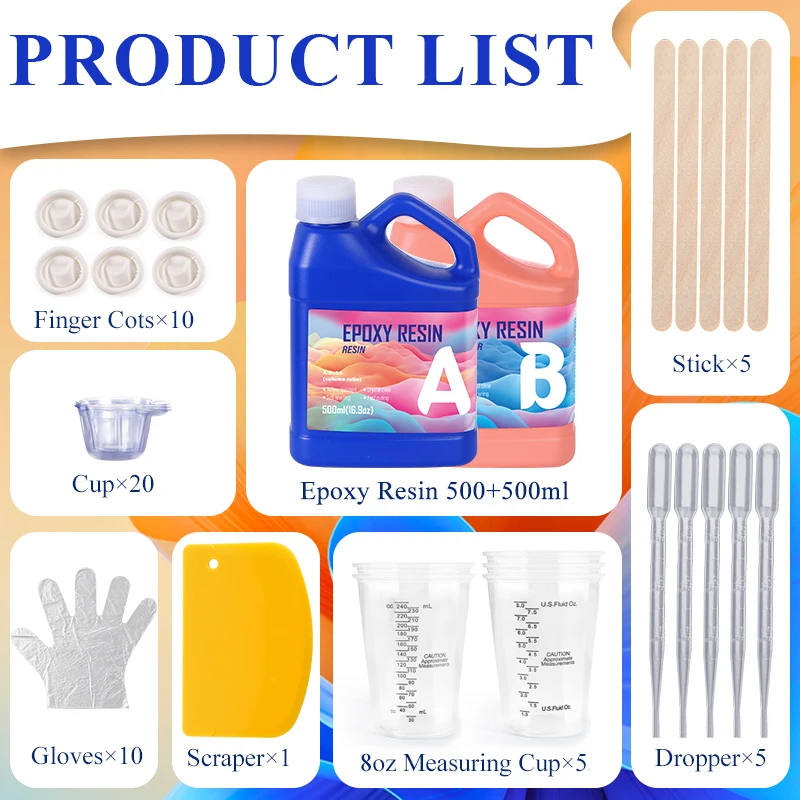Zestaw żywicy epoksydowej łatw – Resin Jewelry Kit recenzja i cena