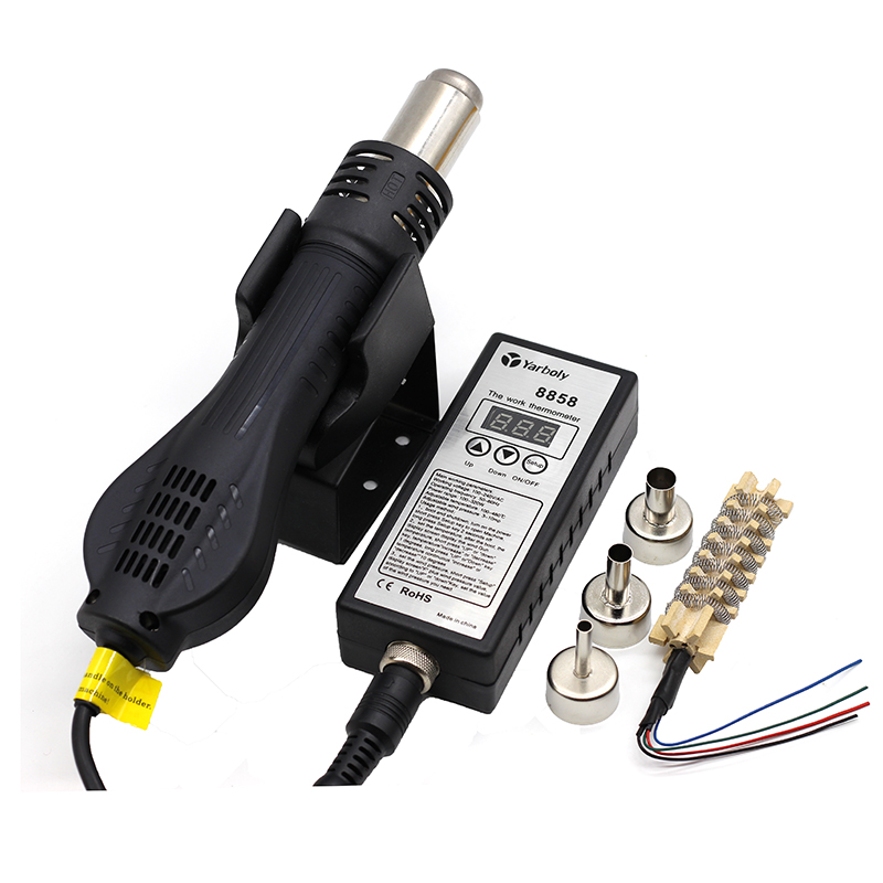 Stacja lutownicza 8858 Przenoś – Heat Gun Small recenzja i cena
