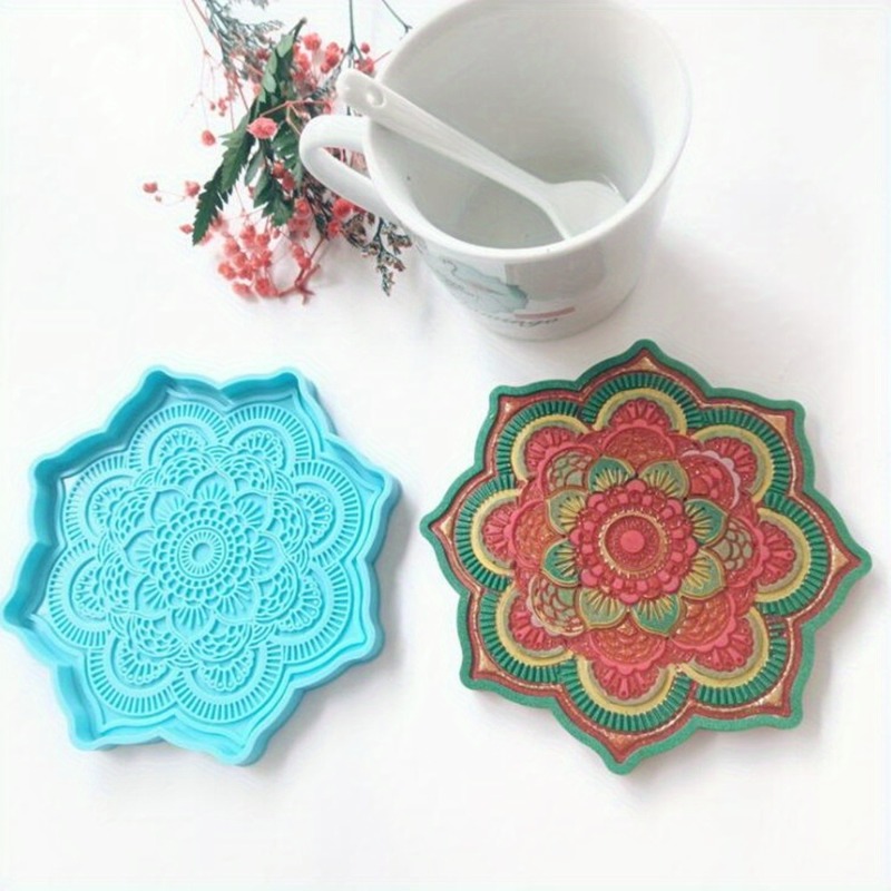 Mandala Coaster Silicone Mold  – Resin Craft Ideas recenzja i cena