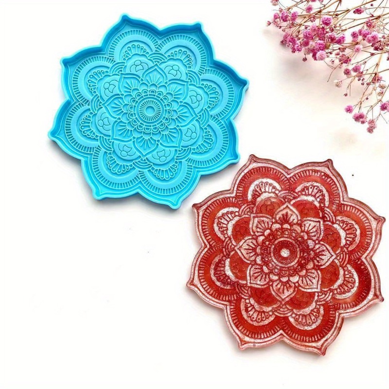 Mandala Coaster Silicone Mold  – Resin Craft Ideas recenzja i cena