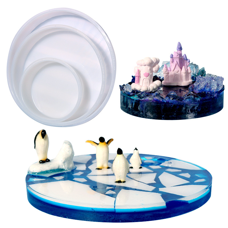 Forma silikonowa do żywicy UV, – Coaster Mold Round recenzja i cena