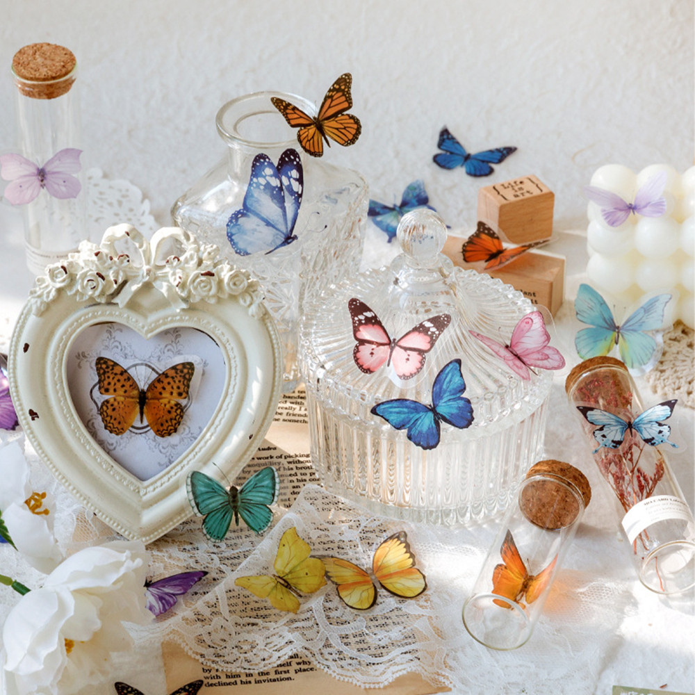 40 sztuk/worek naklejki motylk – Resin Craft Ideas recenzja i cena